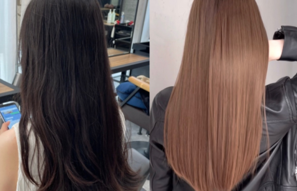 美髪カラー＋髪質改善